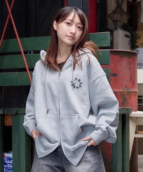 That's life 「That's life」 ジップアップパーカー LARGE