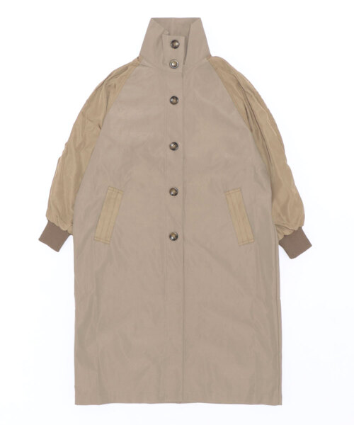 「STYLEBLOCK」 ステンカラーコート M ブラック レディース_画像4