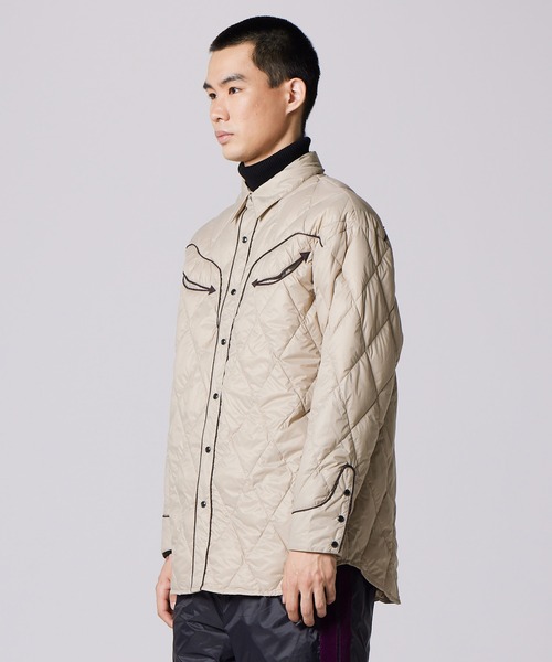 TAION / ダウンジャケット/XL/ナイロン/BEG/ベージュ無地 TAION（タイオン） ダウンジャケット X-LARGE ベージュ系その他7