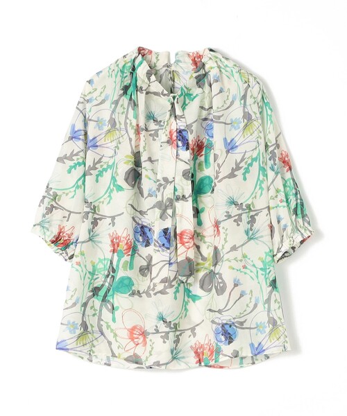 「TOMORROWLAND collection」 半袖ブラウス 36 ベージュ レディース TOMORROWLAND collection 「TOMORROWLAND collection」 半袖