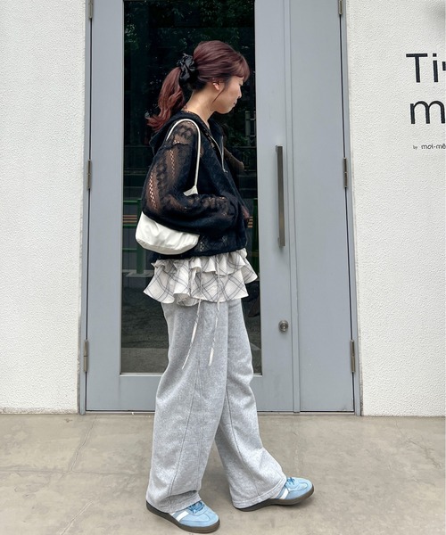 PILIT スカート チェックフリルラップベルト : ZOZOTOWN Yahoo!店