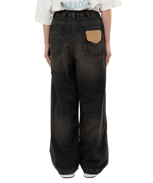 Maison Mihara Yasuhiro カットポケット ワイドパンツ MAISON MIHARA YASUHIRO（メゾン ミハラヤスヒロ） ジーンズ Light