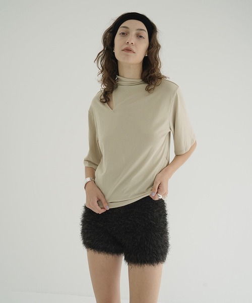 CLANE（クラネ） パンツ SHAGGY SHORT KNIT PANTS レディース