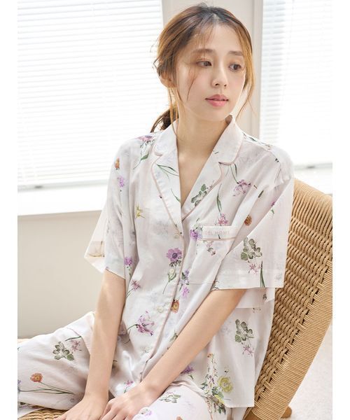 SNIDEL HOME ルームウェア SNIDEL HOME パジャマ ルームウェア 「Healing Light」開襟