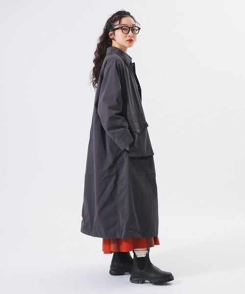 BEAMS BOY（ビームス ボーイ） ステンカラーコート コート コットン