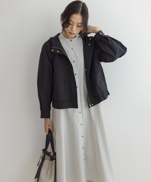 組曲 シャツワンピース コンパクトシャーティング ワンピース