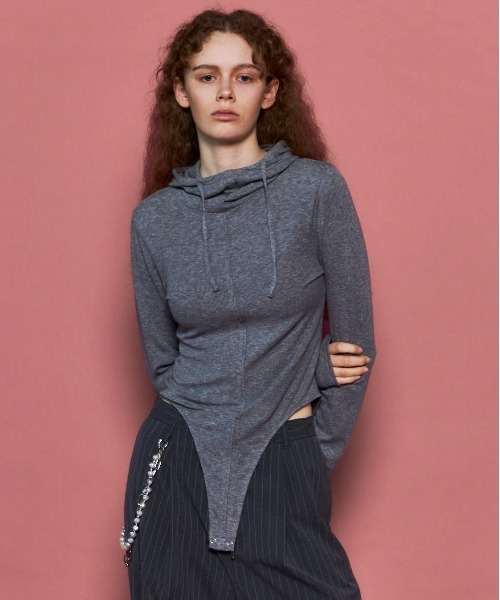 tシャツ 「25AW PRE-ORDER」Hood Bodysuit/フードボディスーツ「MAISON SPECIAL/メゾンスペシャル」 レディース
