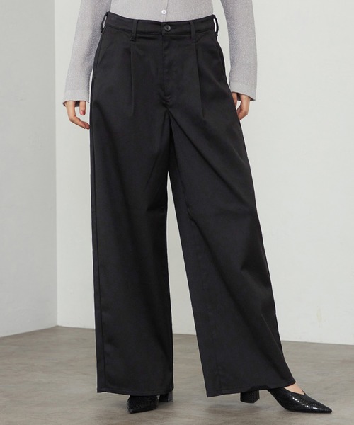 JIEDAのスラックス JieDa スラックス 別注 WIDE ONE TUCK STRAIGHT SLACKS メンズ