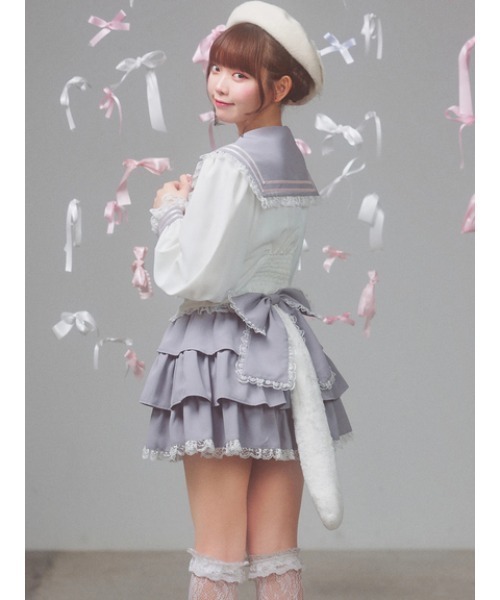 Ank Rouge パンツ ネコのJK制服スカパン レディース : ZOZOTOWN