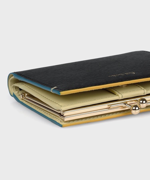 Paul Smith（ポール・スミス） 財布 カラードエッジ がま口 2つ折り