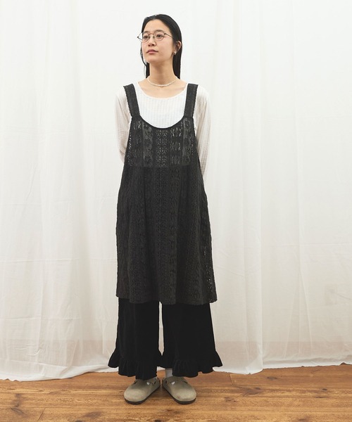 fig London（フィグロンドン） パンツ VELVET pants レディース