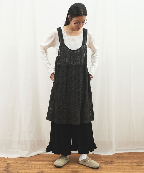 fig London（フィグロンドン） パンツ VELVET pants レディース