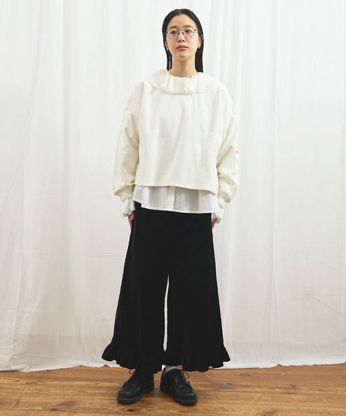 fig London（フィグロンドン） パンツ VELVET pants レディース