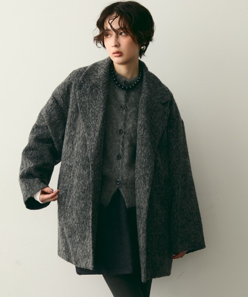 Trish（トリッシュ） ステンカラーコート コート シャギーミドル