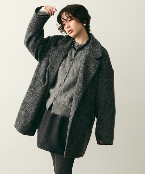 Trish（トリッシュ） ステンカラーコート コート シャギーミドル