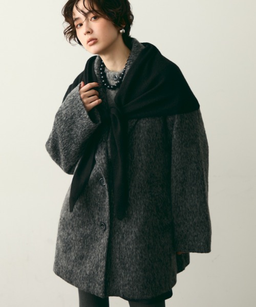 Trish（トリッシュ） ステンカラーコート コート シャギーミドル