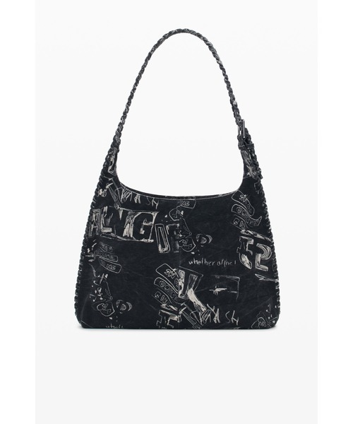 Desigual（デシグアル） ハンドバッグ グラフィティロゴ刺繍ホーボー