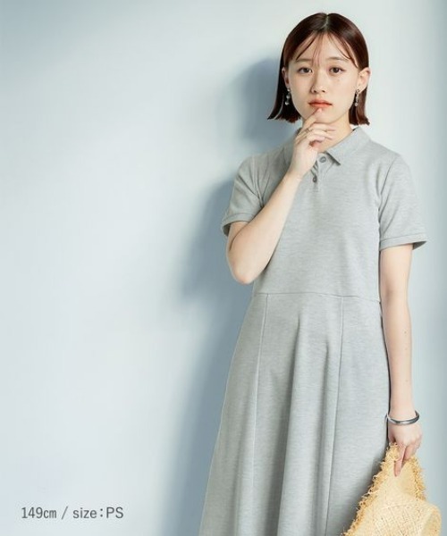 「Petitjo」 半袖ワンピース - ネイビー レディース_画像6