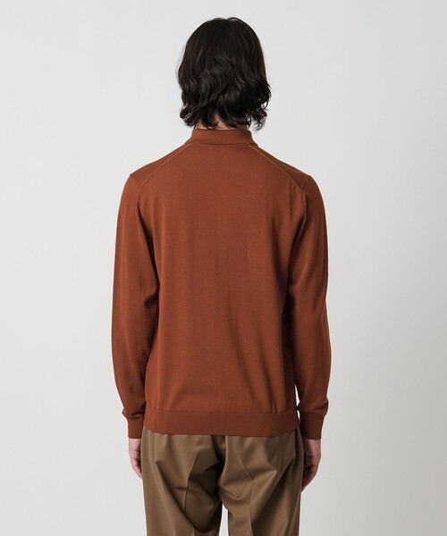 UNITED ARROWS ポロシャツ ウール ハイゲージ ニットポロシャツ メンズ