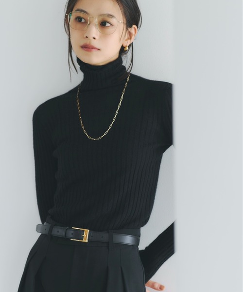 anuans（アニュアンス） ニット セーター カシミヤ100シアー