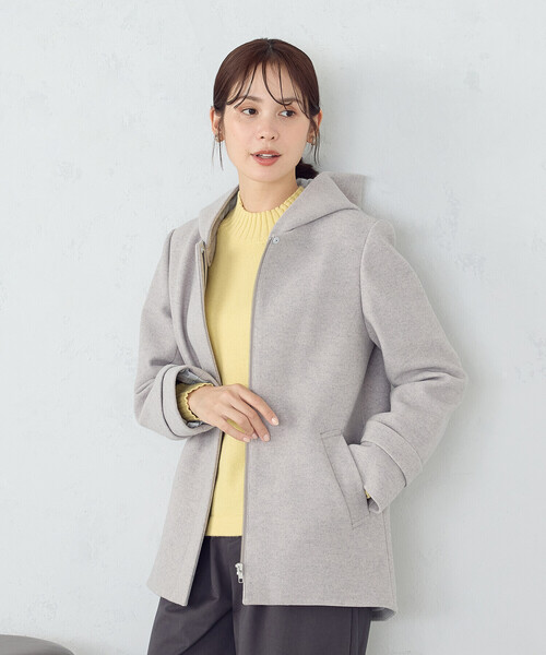 COMME CA ISM(コムサイズム) コート アウター 2WAYフーデッド COMME CA ISM(コムサイズム) コート アウター 2WAYフーデッド