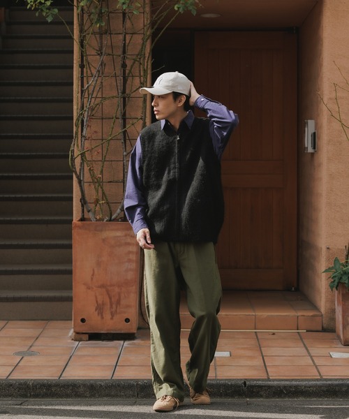 TOWNCRAFT（タウンクラフト） ベスト ジレ SOLID SHAGGY ZIP VEST