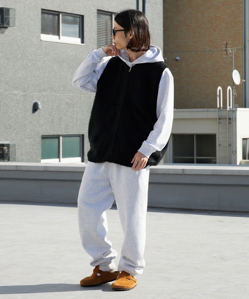 TOWNCRAFT（タウンクラフト） ベスト ジレ SOLID SHAGGY ZIP VEST
