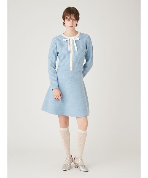 未着用新品タグ付きFURFURノルディックセットワンピース・ドレス・モヘヤニット FURFUR（ファーファー）の「ノルディックセットワンピース（ワンピース