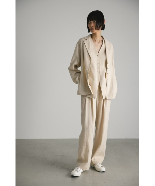 「STYLEMIXER」 パンツ X-SMALL ライトベージュ レディース_画像4