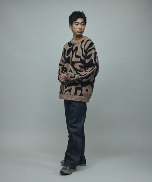 Firsthand（ファーストハンド） セーター ニット 総柄 ダブル