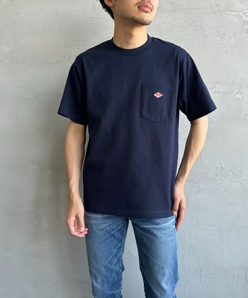 「DANTON」 半袖Tシャツ X-LARGE チャコールグレー レディース_画像2