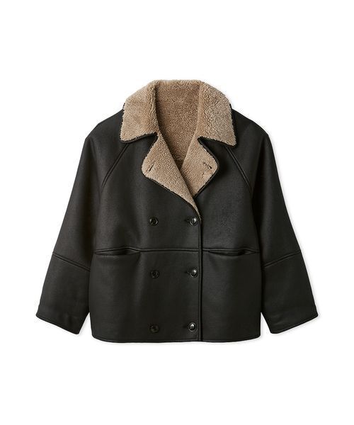 ミラオーウェン コクーンシルエットショート丈ボアコート Mila Owen（ミラオーウェン）の「【WEB限定サイズあり】コクーン