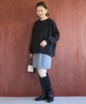 トレーナー スウェット サイドドットボタンポン...の詳細画像4