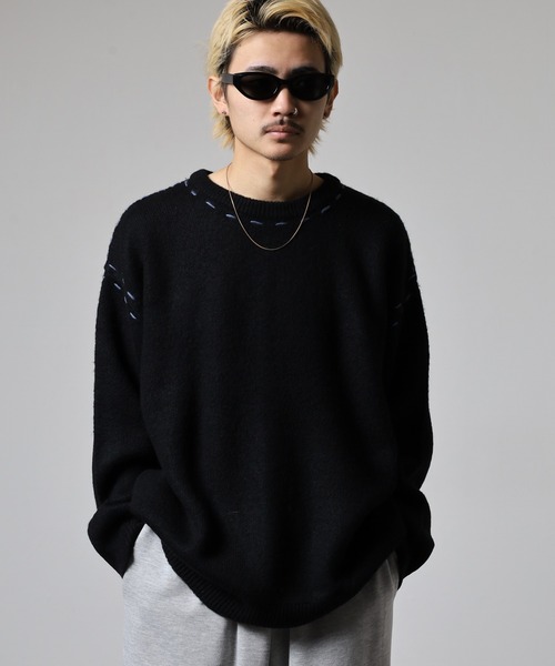 Many men, many minds. セーター ニット MANYMENMANYMINDS ハンド 