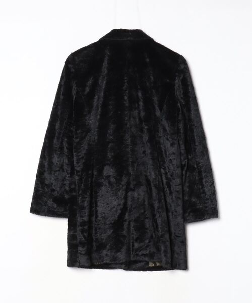 「REAC」 チェスターコート M ブラック レディース_画像2