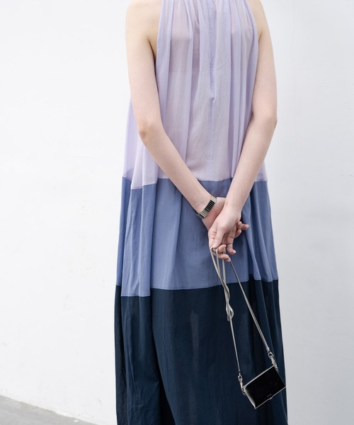 「EKCOOKIES」 ノースリーブワンピース M ホワイト レディース_画像3