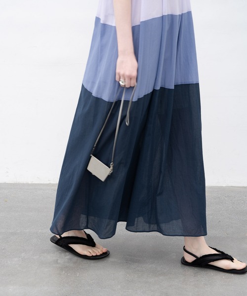 「EKCOOKIES」 ノースリーブワンピース M ホワイト レディース_画像6