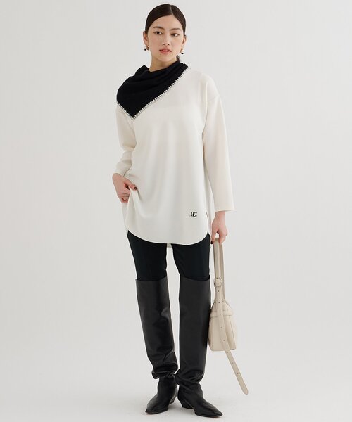 Whim Gazette（ウィム ガゼット） ブラウス シャツ 刺繍ジョーゼット