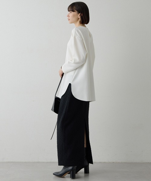 Whim Gazette（ウィム ガゼット） ブラウス シャツ 刺繍ジョーゼット