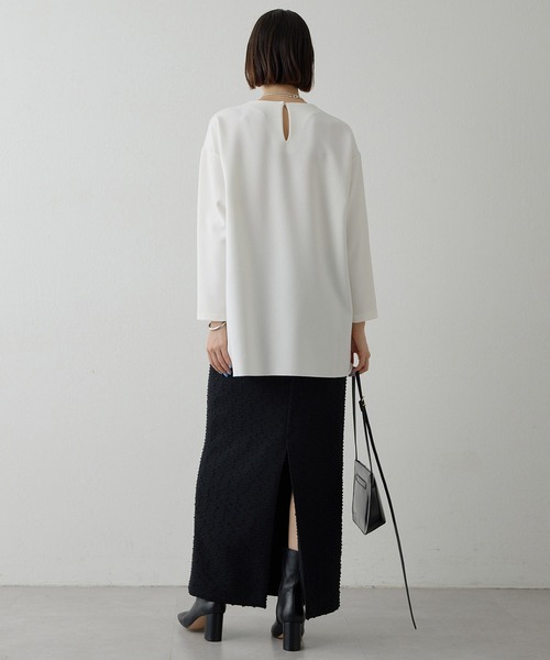 Whim Gazette（ウィム ガゼット） ブラウス シャツ 刺繍ジョーゼット