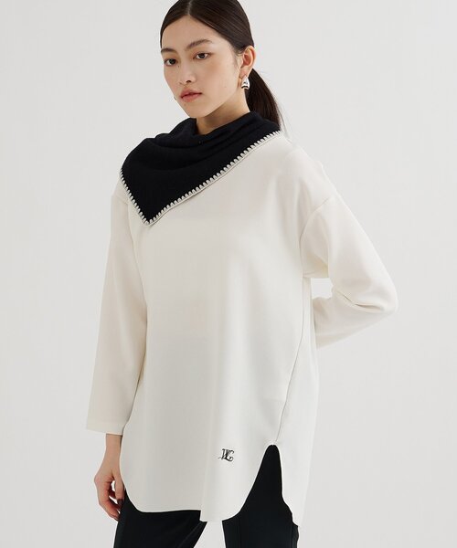 Whim Gazette（ウィム ガゼット） ブラウス シャツ 刺繍ジョーゼット