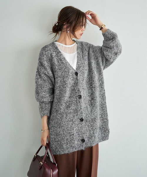 スタイルデリのカーディガン STYLE DELI（スタイルデリ） カーディガン モヘア風ミックスニット
