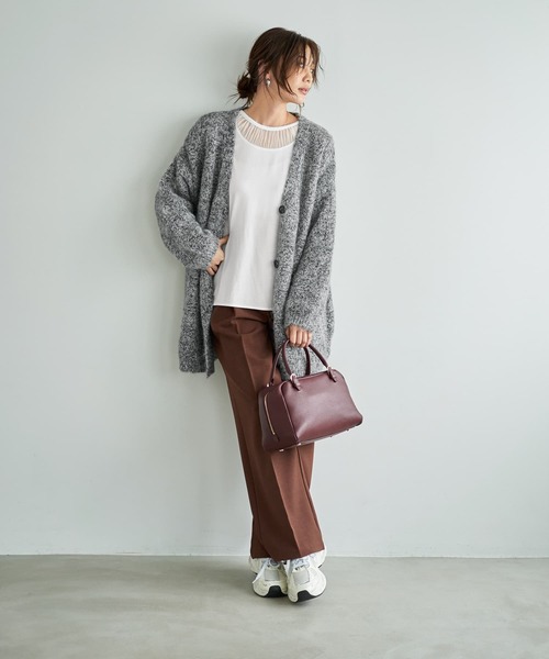 STYLE DELI（スタイルデリ） カーディガン モヘア風ミックスニット