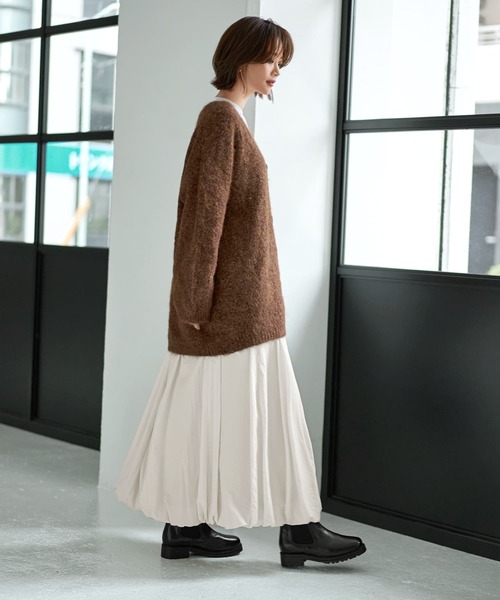 【STYLE DELI】完売品！ゆったり片畦編みカーディガン／中厚 STYLE DELI - 【ゆったり片畦編みカーディガン／厚手】スタイルデリの
