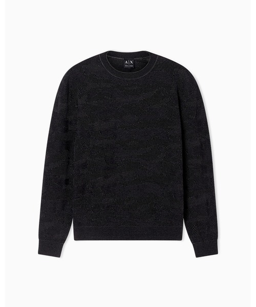 Armani Exchange カモフラージュセーター L ARMANI EXCHANGE セーター ニット 「A|X アルマーニ エクスチェンジ