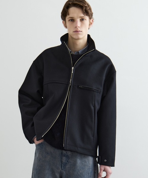 CONZ ブルゾン アウター S140 STAND COLLAR ZIP BLOUSON メンズ