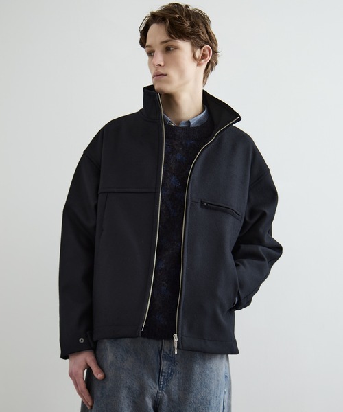 CONZ ブルゾン アウター S140 STAND COLLAR ZIP BLOUSON メンズ