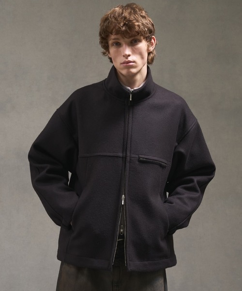 Zip Blouson はな様 AURALEE Super High Gauge Sweat Zip Blouson Dark Brown | HAVEN