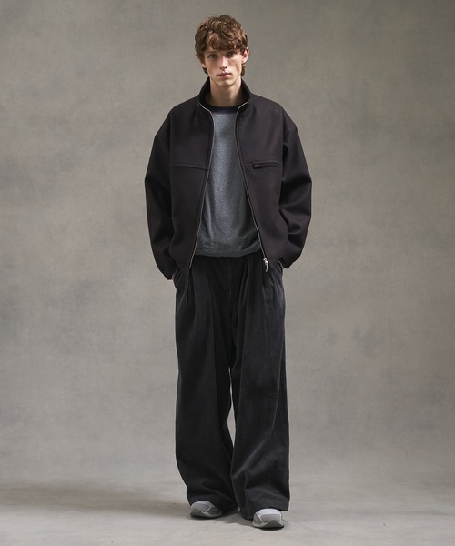 CONZ ブルゾン アウター S140 STAND COLLAR ZIP BLOUSON メンズ