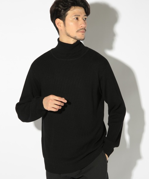 「UNION STATION」 タートルネックニット LL ベージュ メンズ_画像7